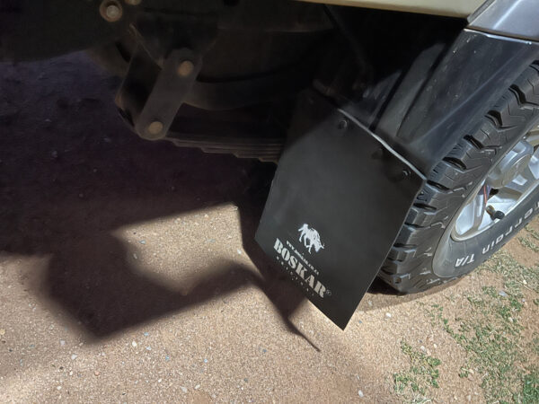 BOSKAR © MUD FLAPS are hardcore replacements for your OEM mud flaps.